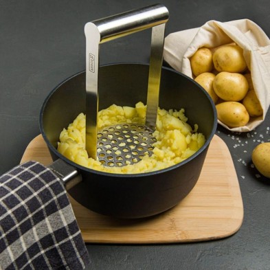 Espátula para prensar o aplastar patatas